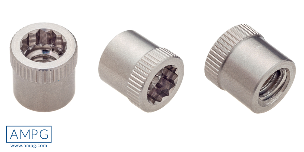 AMPG_USA's tweet image. AMPG&apos;s #InsertNuts for Screws and Bolts, also known as #AllenNuts, are used by inserting them into any nonhardened steel, cast iron, or soft nonferrous metal or by molding them into plastics, ceramics, fiber, and similar material.