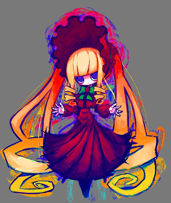 なるほどな!!
#絵を彩度100にすると超派手 