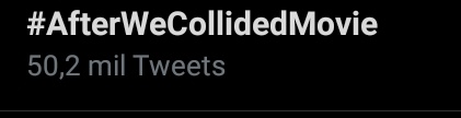 Multifa94104377's tweet photo. Sigue en tendencias 😍😍
@annatodd @aftermovie 
#AfterWeCollidedMovie 
#AWCTrailer https://t.co/G1UQElZk6t