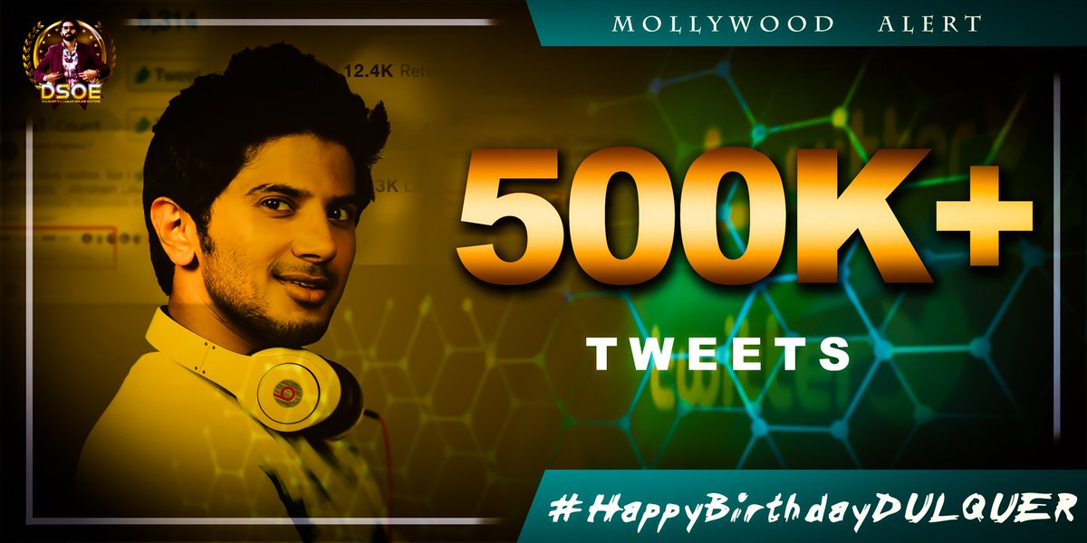 DsoeOfficial's tweet photo. #HappyBirthdayDULQUER Tag Reached 500K+ TWEETS 🔥

Another 600K+ Tweet Loading We can Do it 🙌🏼

Take It Easy And RT 🔃 Guys And Show Our Power 💪

@dulQuer Fans 👏👏👏 
#Kurup
RT🔃 and Show the Unity #dqsalmaan fans 🙌 

Design:https://t.co/KMBii8VpGa https://t.co/2YxqobjTW5