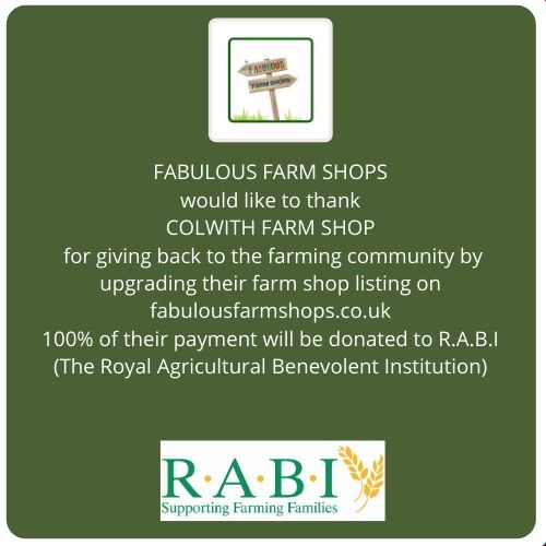 FabFarmShops's tweet photo. A big THANK YOU to @ColwithFarm for giving back to the farming community & supporting @RABIcharity
Royal Agricultural Benevolent Institution ❤️
#rabicharity #colwith #farmshop #cornwall #rabi #farmers #farminglife #farm #charity #support #donate https://t.co/DLxeNkKggB