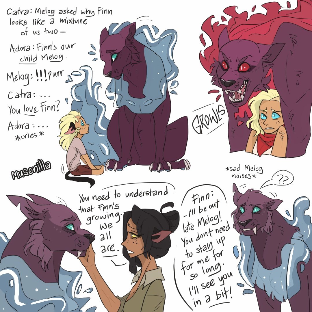 musenilla's tweet photo. Some Melog doodle that I did during commission break! I love this magic space cat sm

#shera #spop #melog #catradora #SheraandthePrincessesofPower https://t.co/QGResG3OAe
