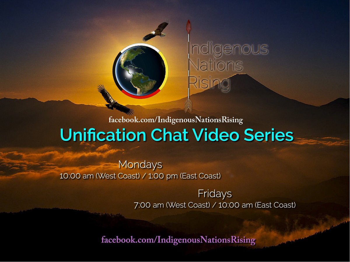 IndigenousRise's tweet photo. Our Unification Chat video series premieres new content every Monday and Friday on our Facebook page (https://t.co/2l0VpkO0dA…) or on our website, https://t.co/KuhCSYKlqF.
And never forget, #TogetherWeRise. https://t.co/KVMTJzPVn9