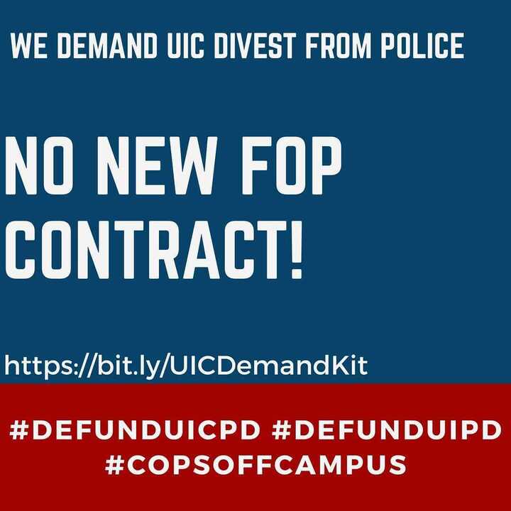 tinagroeger's tweet photo. Solidarity to UIC students demanding their university cut ties with the FOP! Check out their toolkit and send an email to the board of trustees today: https://t.co/bAzkfY9XVA
#DefundUICPD #DefundUIPD #CopsOffCampus
@bsu_uic @graduate_black @uicgeo https://t.co/qGPdMj34XE