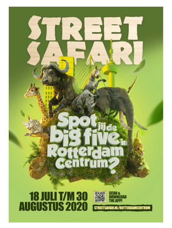 Vier jij ook vakantie in eigen land? Doe eens gek en ga met ons mee op Street Safari. Je kunt door de hele binnenstad levensgrote dieren spotten met een speciaal ontwikkelde app. Benieuwd wat je moet doen en wat je kunt winnen? Check dan deze link: koopgoot.nl/streetsafari/