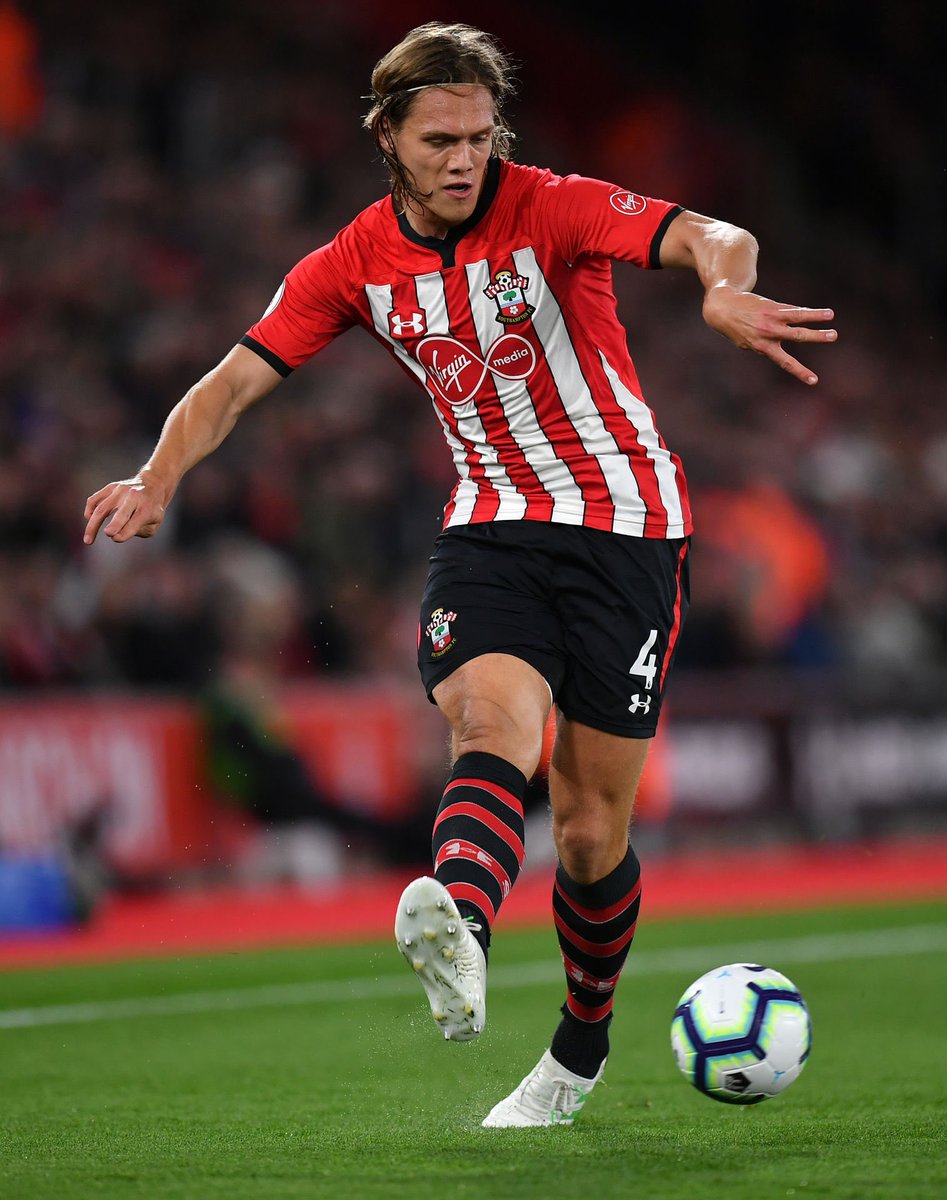 #4 - Jannik Vestergaard. Not played all that much but when he has it’s been average to say the least. Very good vs Watford and almost scored goal of the season. A 4/10 for me  #saintsFC