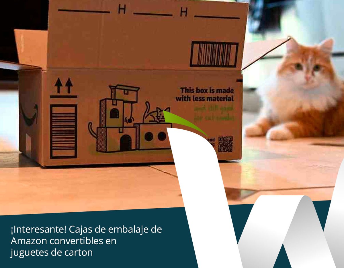 wboxinteractive's tweet photo. Amazon comienza a usar cajas de embalaje convertibles en juguetes de cartón: https://t.co/sxJbngGHdS https://t.co/Q5yrpuOR7J