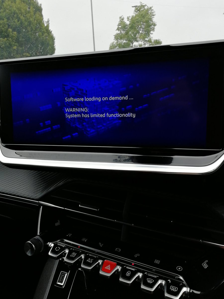 Hey <a href="/PeugeotUK/">PEUGEOT UK</a> screen's been trying to update for 3 hrs, is that normal?