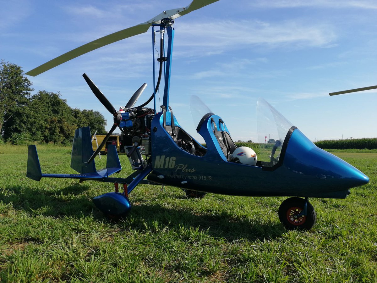 MagniGyrosrl's tweet photo. A shiny #M16PLUS powered by Rotax #915iS ready for the French skies!!!
Enjoy your #Gyro! https://t.co/ZklJr4BGsS