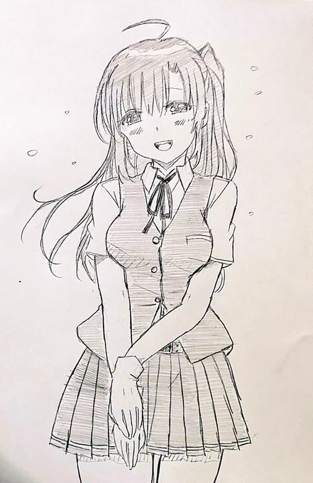 #みなさんの陽炎型のイラスト見せてください 