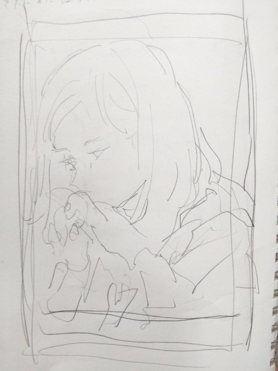 ラフ▶ざっくり▶清書▶今 