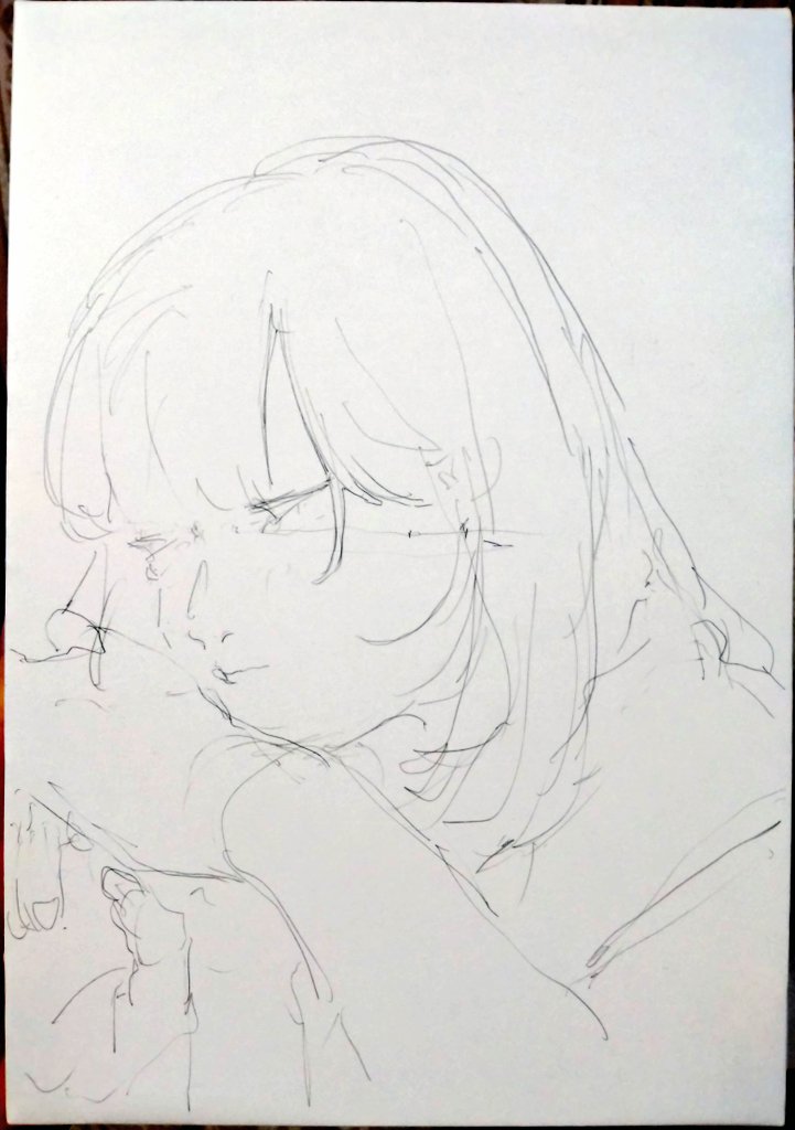 ラフ▶ざっくり▶清書▶今 