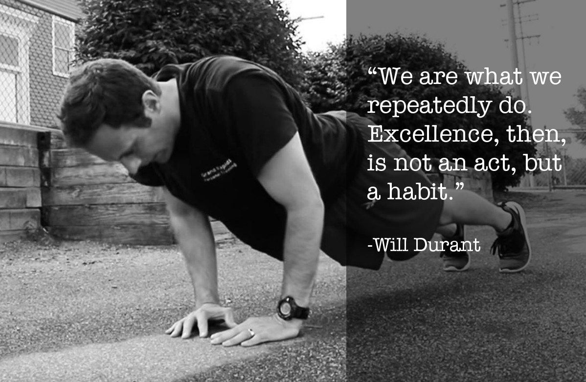 GoldArrowFit's tweet photo. I love this quote because it’s so true. Losing weight or getting fit isn’t accomplished in one workout or one good day of eating. It’s accomplished over months and years of consistent behavior. https://t.co/omJ75TV524 https://t.co/g9xVWEL5jK