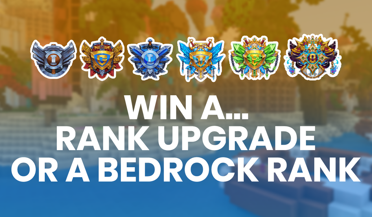 🎁 GIVEAWAY! 🎁
Fancy a brand new rank? 
All you need to do is Like ❤️ and Retweet 🐦 for a chance to win! (We wouldn't say no to a follow either 😏).

Good luck! Giveaway ends on Friday 12pm BST when 3 lucky winners will be announced!