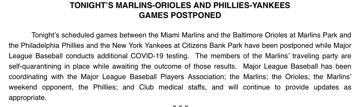 Ken_Rosenthal's tweet photo. Statement from MLB https://t.co/nP1xvOe8hU