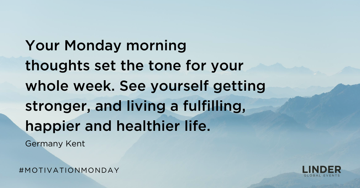 Have a wonderful week. 

#MotivationMonday #MM