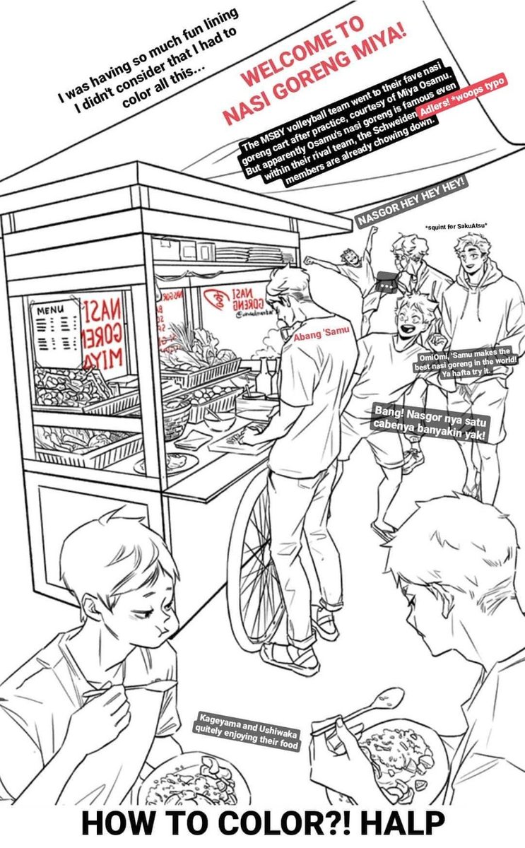 LINEART FINALLY FINISHED LOL
I had too much fun lining this. But then I realized I had to color it after this ?

But yea nasgor Osamu is almost open for business~ all because of the #HQmeetcountries idea lol 