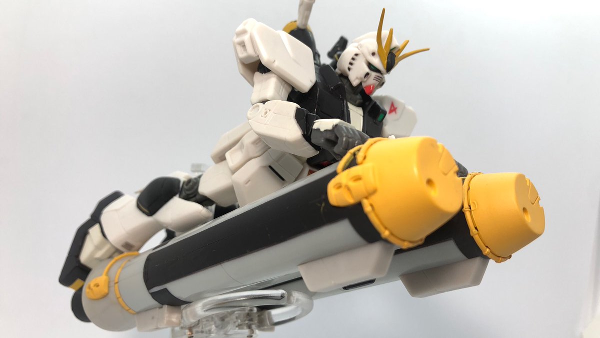 MIA(海外版) νガンダムHWS ガッツリドッシリHWS+ブースターベッドの