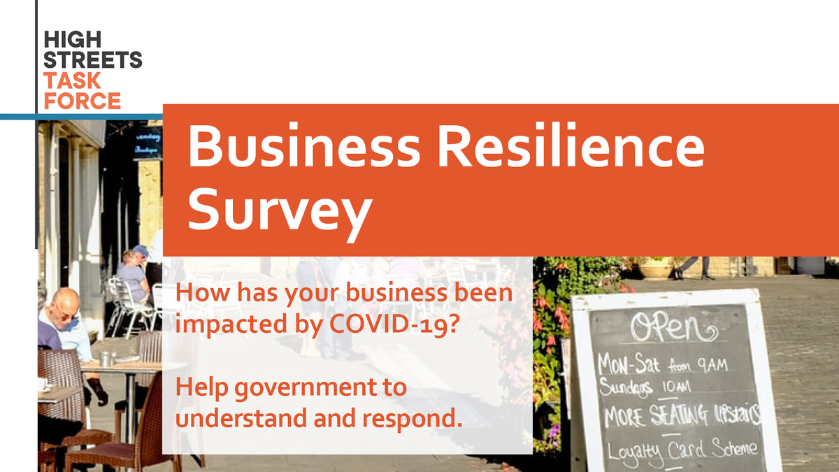 We're working to understand more about the impact of #COVID19 on high street businesses, in locations across England. Help us inform government > be heard, take our survey 📋 👇 mmu.eu.qualtrics.com/jfe/form/SV_8f…