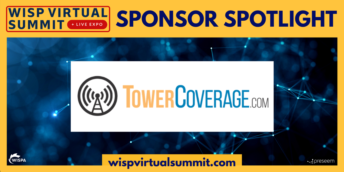 preseem's tweet image. We are pleased to announce that Towercoverage.com is an Exhibitor at the #WISPVirtualSummit!

Reach out to #TowerCoverage for a code to get 25% off your ticket! Grab your ticket today by going to hubs.ly/H0smNZM0

#WISPVirtualSummit2020