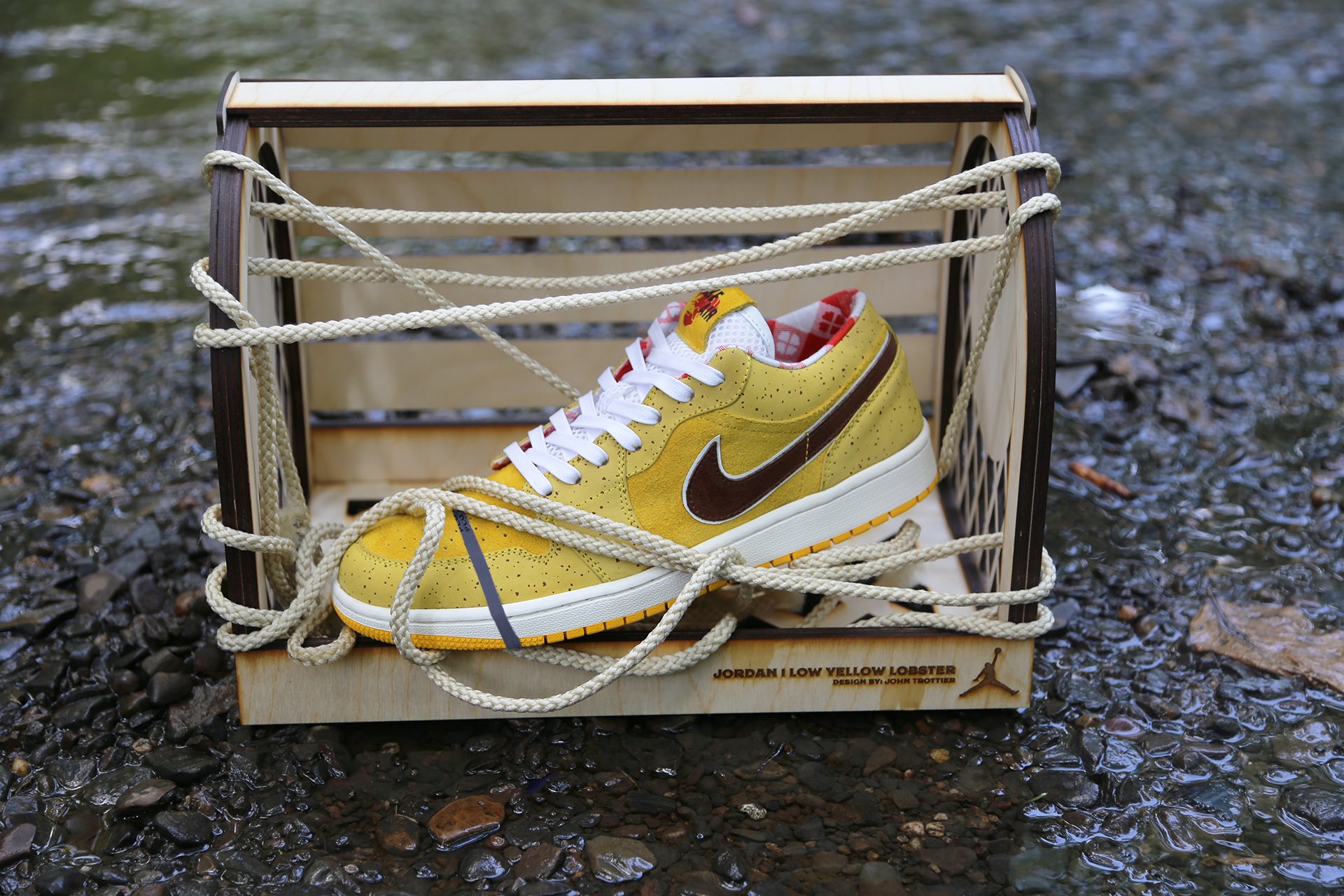 the yellow lobster shoes