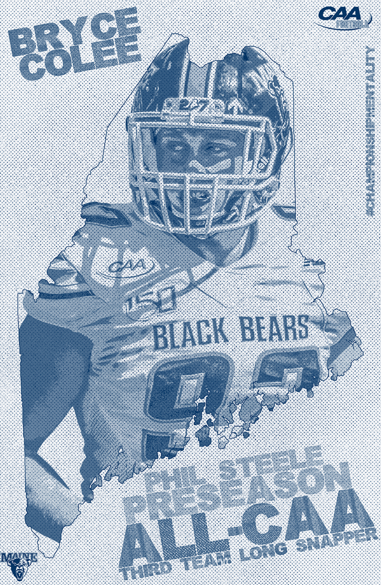 Congratulations to <a href="/bryce_Colee/">Bryce Colee</a> who has earned a spot on Phil Steele's 2020 CAA Preseason All-Conference Third Team!

#BlackBearNation | #ChampionshipMentality | #CAAFB | <a href="/philsteele042/">Phil Steele</a>