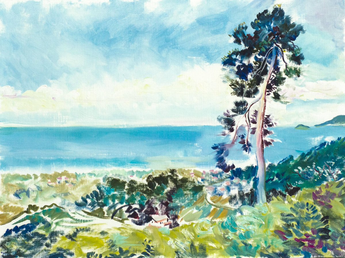 ArtWindd's tweet photo. A lonely pine. Oil painting made last year in Tuscany.
Available on https://t.co/3jXkmJFraZ

#impressionism #art #pine #italy #tuscany #seascape #sea #sky #oilpainting https://t.co/V3HoBNbyE9