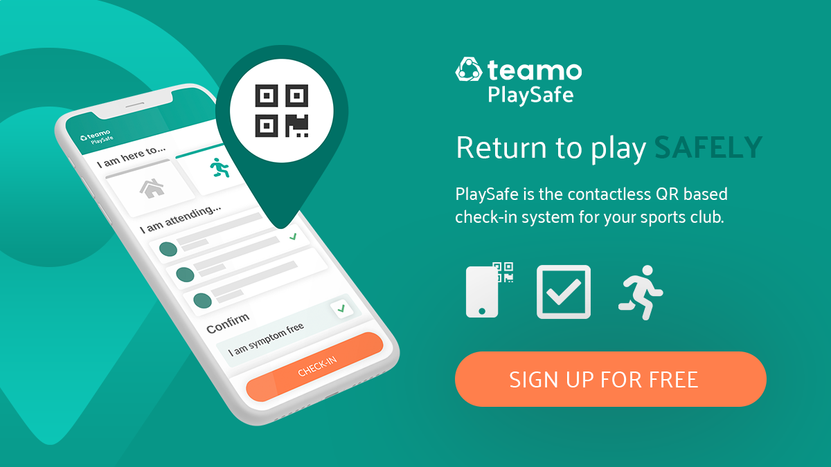 teamo_chat's tweet photo. Return to sport safely with Teamo’s free QR based check-in system.

Members and visitors can check in to a venue or location by simply scanning a QR code with their phone 📱

The fast &amp; secure way to track and trace your members. 

Find out more 👉  https://t.co/R8Qh41LNHW https://t.co/KmAmGNYusl