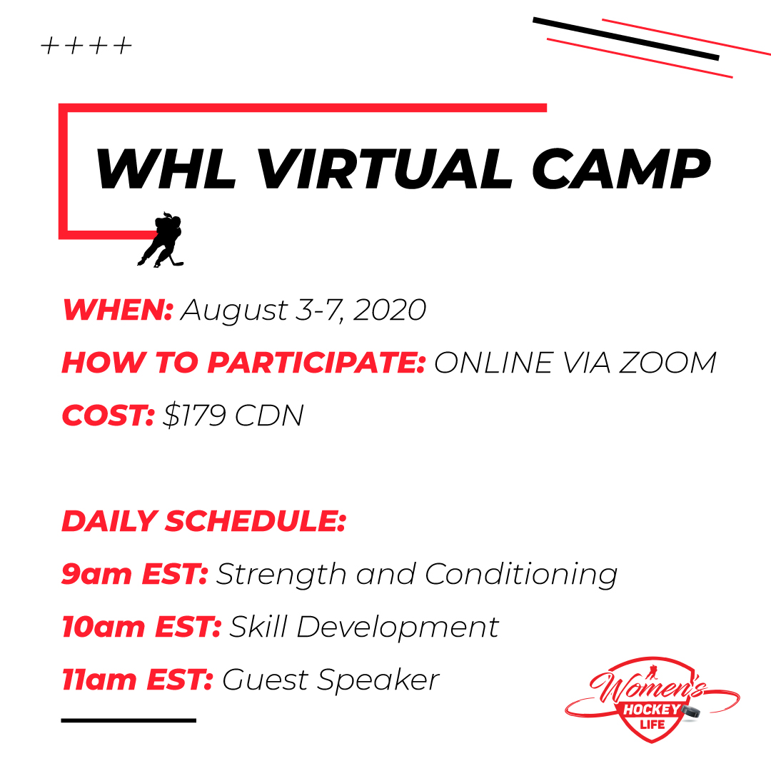 WHLOfficial's tweet photo. What if we told you @natspooner5 was coming to your house to share her hockey journey & give you advice?โ
โ
Well, she kind of is!โ
โ
@natspooner5 is joining our #WHLVirutalCamp as a guest speaker next week!โ
โ
Camp details & registration: https://t.co/saKEyhrYxA https://t.co/tZQbQaqidZ