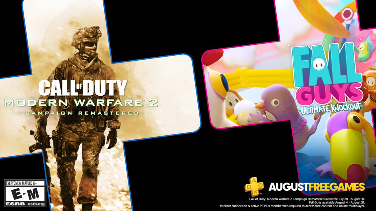 callofduttybr's tweet photo. ATENÇÃO 🚫🚫🚫

Notícias de última hora: Campanha de Call of Duty: Modern Warfare 2 Remastered é GRÁTIS com o PlayStation Plus em agosto! https://t.co/HOuT7EBQFM