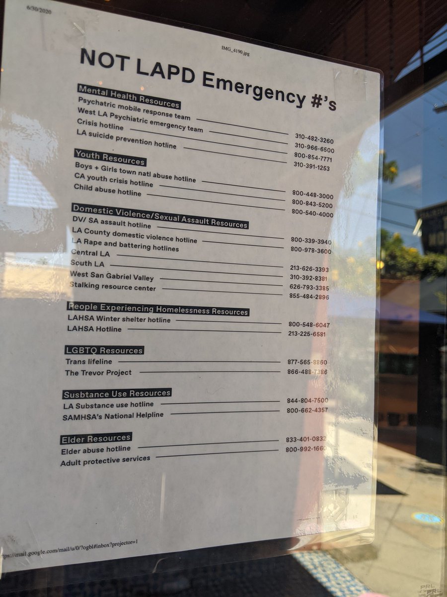 #AbolishThePolice doesn't mean abandoning public safety: it's about replacing armed police officers with public services that perform the same safety roles. Writing in the  @theappeal,  @avitale sets out 10 ways we can (and should) replace the police. https://theappeal.org/10-ways-to-reduce-our-reliance-on-policing-and-make-our-communities-safer-for-everyone/1/