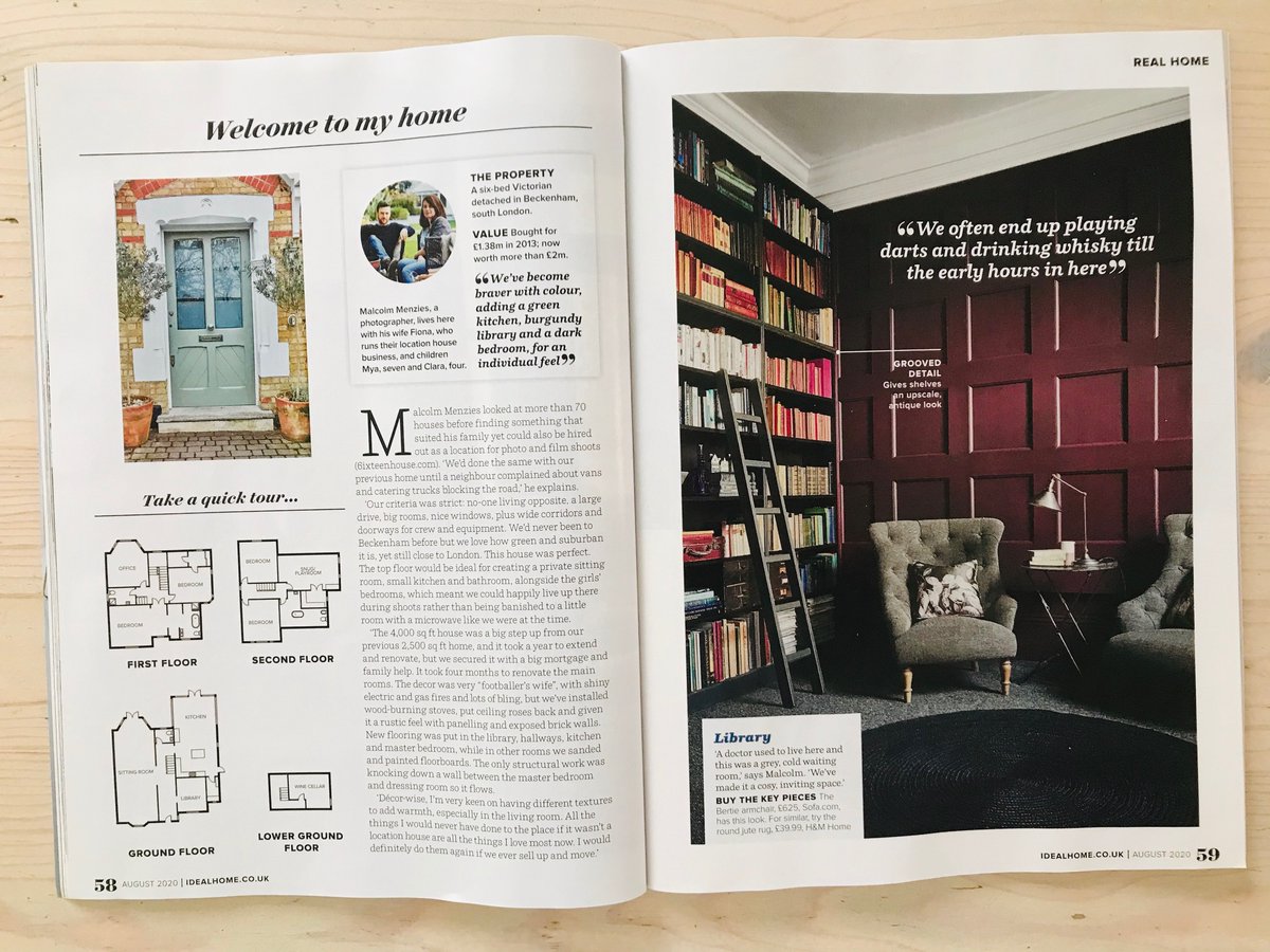 LightLocations's tweet photo. Spotted one of our lovely #photoshootlocations & the owners @82mmphotography of 'Foxgrove Road', featured here in @idealhome #LightLocations #Locationhome #Interiors #IdealHome What inspired their #interior style πΈ https://t.co/7iUml69xcU