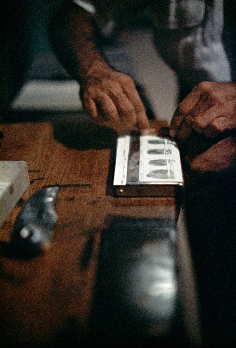 ArtReview_'s tweet photo. The pioneering photographer Gordon Parks’s documentation of discrimination, violence and a system that forced compliance, presages today’s prison industrial complex https://t.co/kd6ZhG3rnG https://t.co/d8hI3crbsC