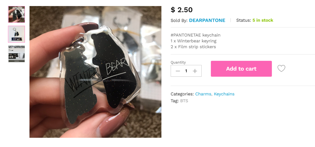dearpantone's tweet photo. We have 5 winterbear keychains in stock left! While stock last ❄️🧸 

🔗 https://t.co/cF1vh7KQJU https://t.co/uISQiF21Df