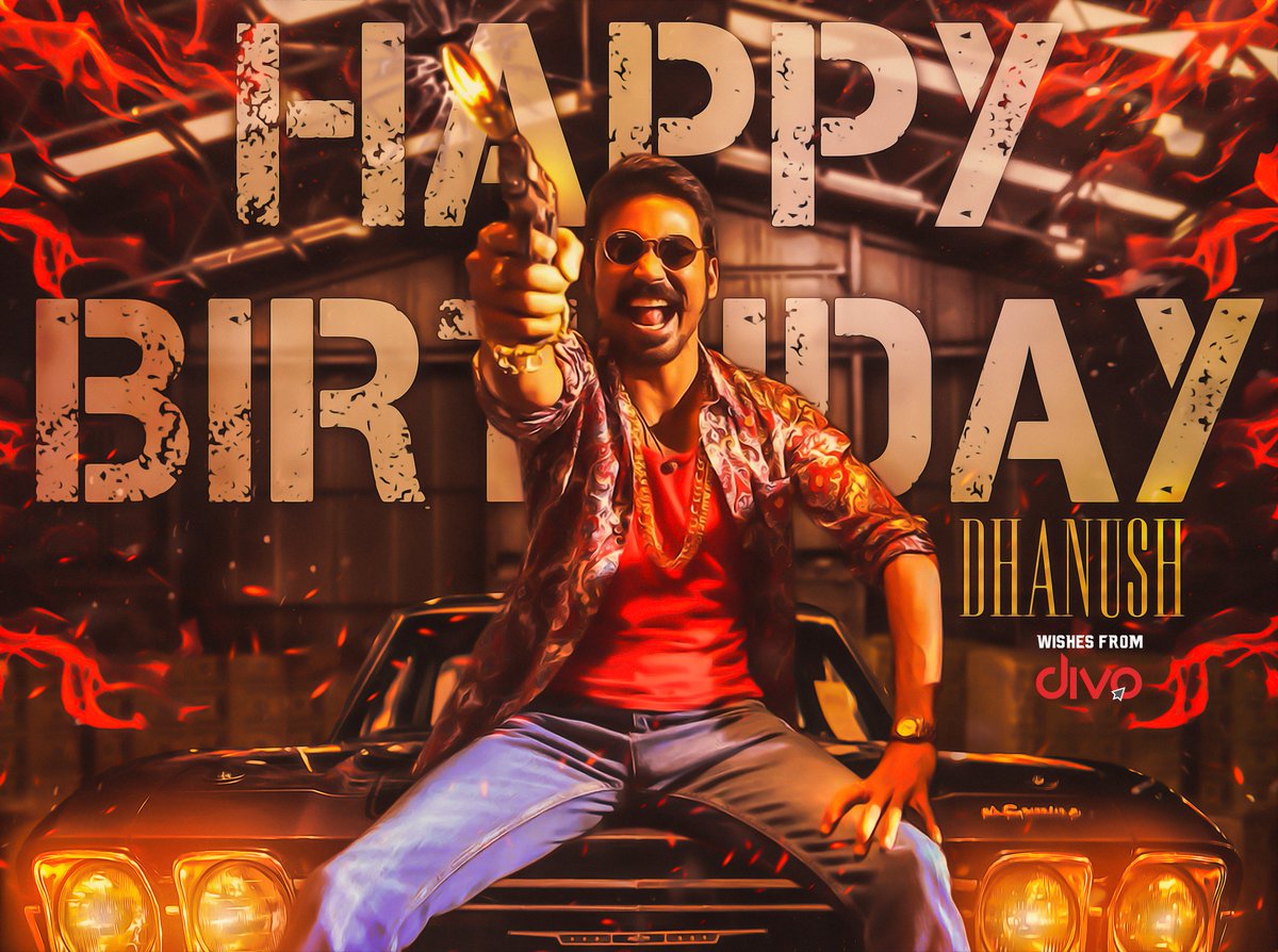 Wishing the Finest Actor Namma <a href="/dhanushkraja/">Dhanush</a> a very Happy Birthday🥳 அசுரனுக்கு இனிய பிறந்த நாள் வாழ்த்துக்கள்😍

#HBDDhanush #HappyBirthdayDhanush
