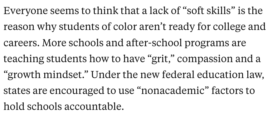 digequityfocus's tweet photo. Black and Brown boys don’t need to learn ‘grit,’ they need schools to stop being racist https://t.co/gEZyhoKqy9 We can do better in @Beavertonsd and change structures that are damaging. #education #teaching #antiracist https://t.co/HKcre4hAts