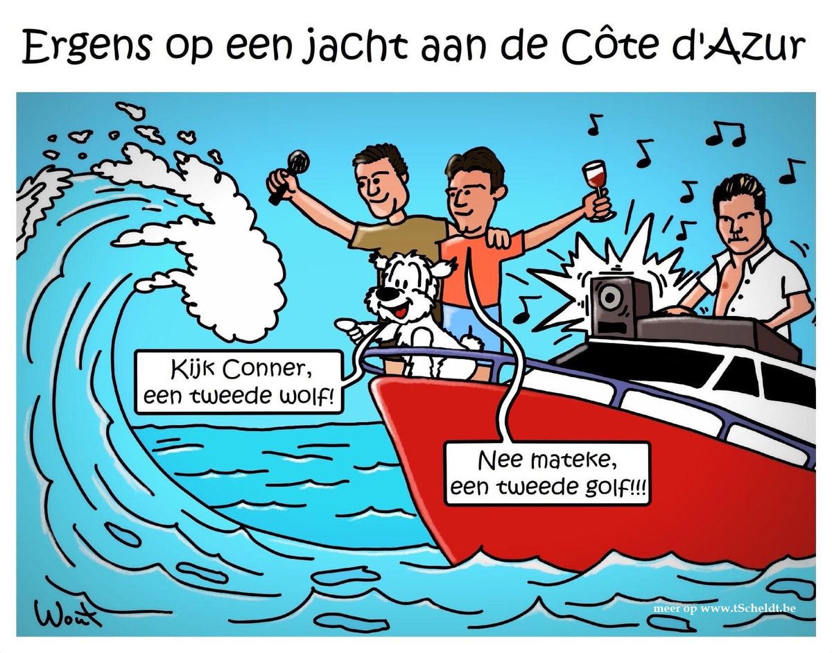 FrankieVanHaver's tweet photo. Dit is geen foto. Gewoon een parodie, een strip.. 😉. Dit wordt een moeilijke vr het advocatenkantoor vd #conner. @conner_rousseau
@sp_a #parvenu #salonsos #studio100 #CotedAzurFrance https://t.co/Nz6LrYRPlN