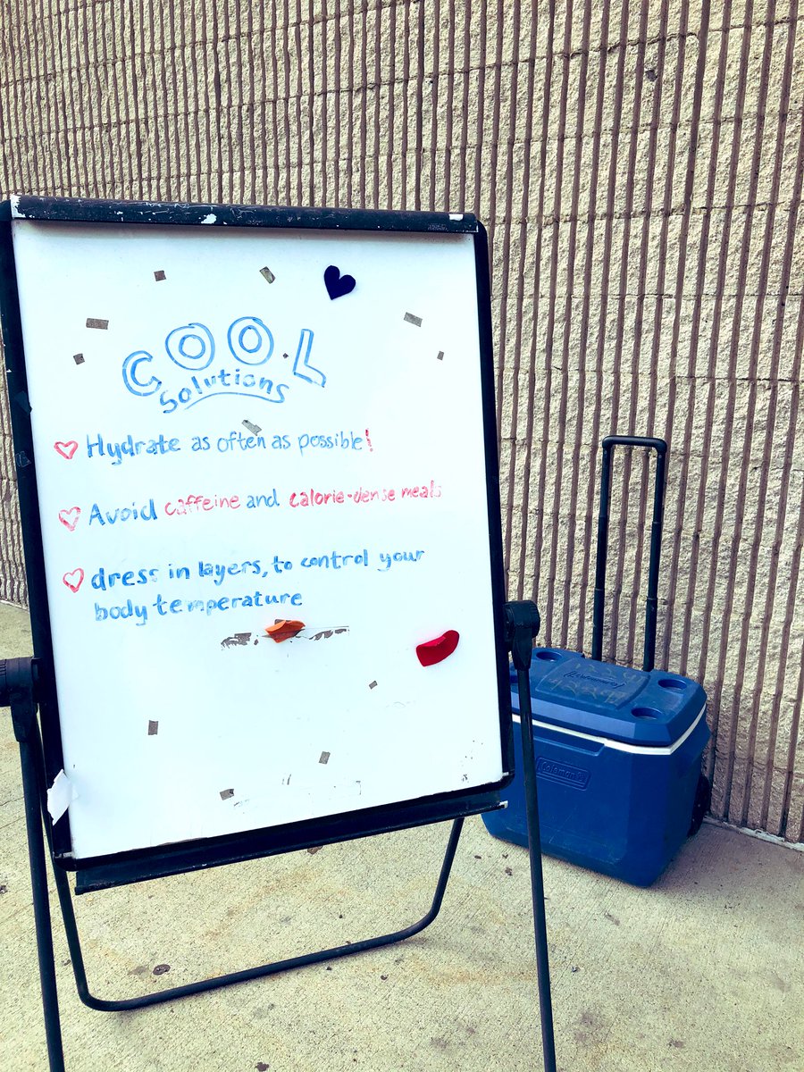 Cool solutions gate activities Albany BaSE team staying hydrated #nedjulytakeaway <a href="/safetyfirstNED/">Northeast District Safety</a>