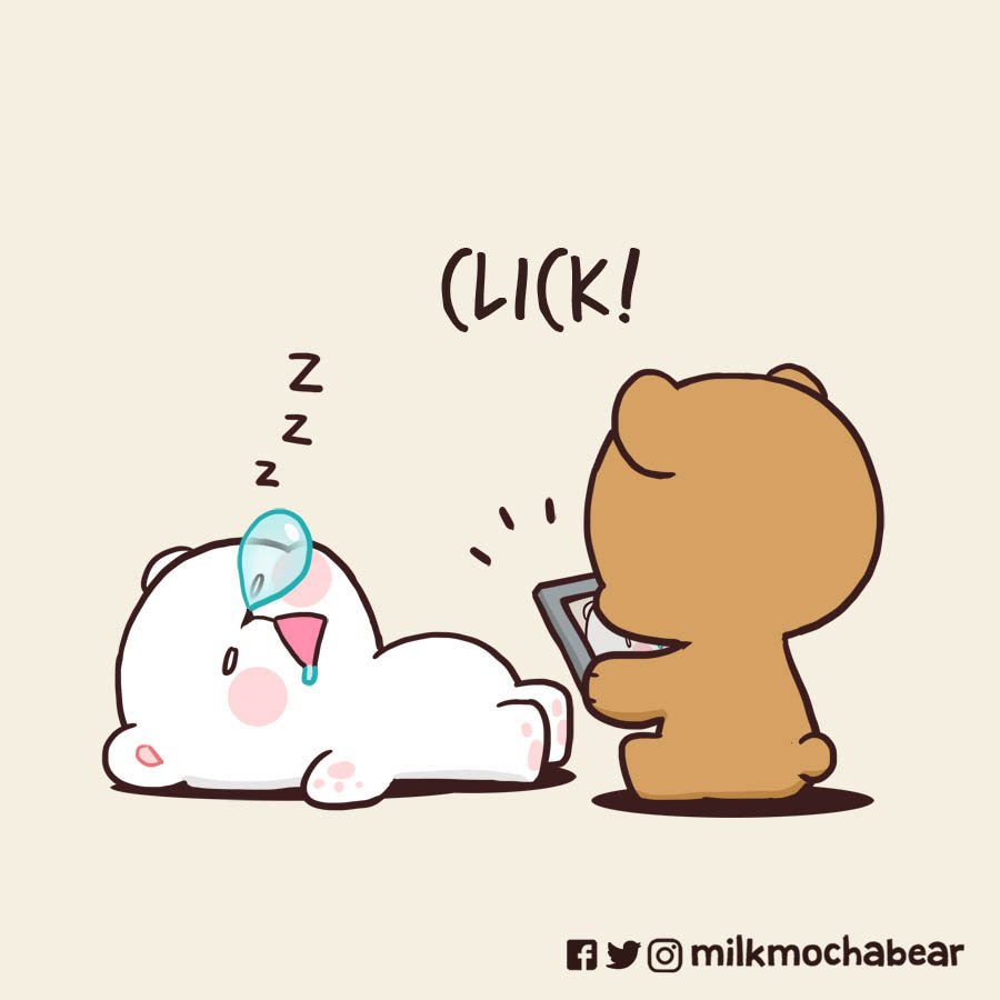 milkmochabear's tweet photo. Busted! 🙄
---
Do you love to take weird pic of your partner too? Feel free to mention your victim~! 😛❤

#milkmochabear
#milkandmocha https://t.co/9jRNcisL45
