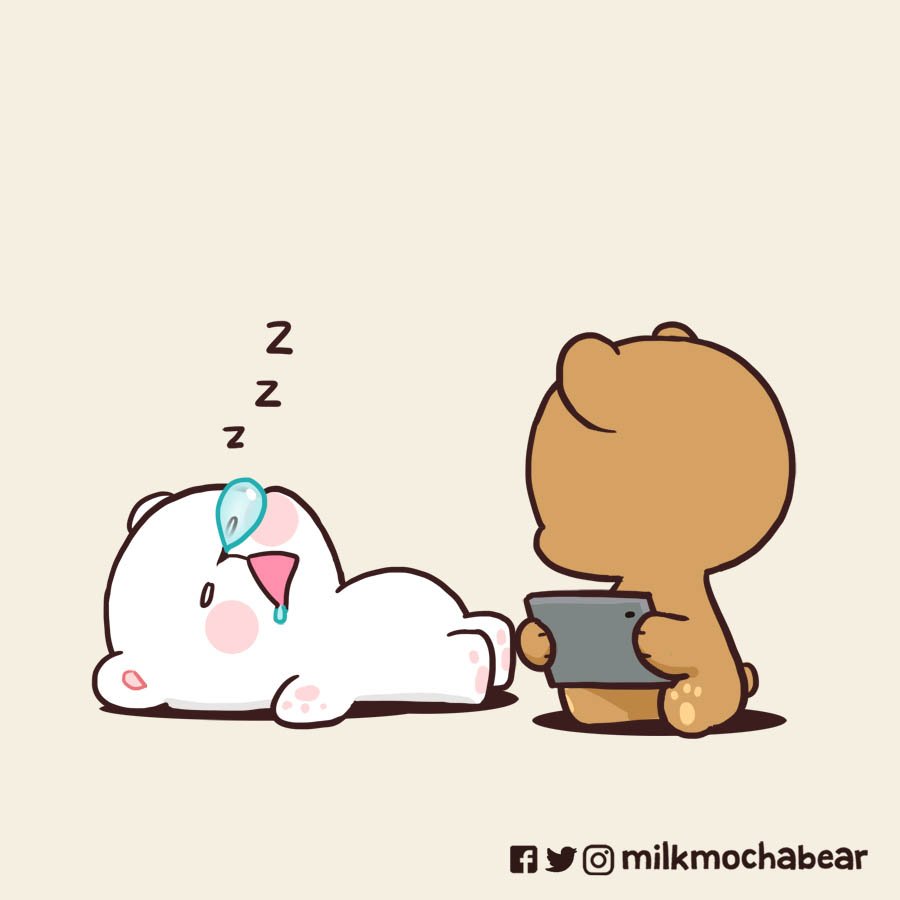 milkmochabear's tweet photo. Busted! 🙄
---
Do you love to take weird pic of your partner too? Feel free to mention your victim~! 😛❤

#milkmochabear
#milkandmocha https://t.co/9jRNcisL45