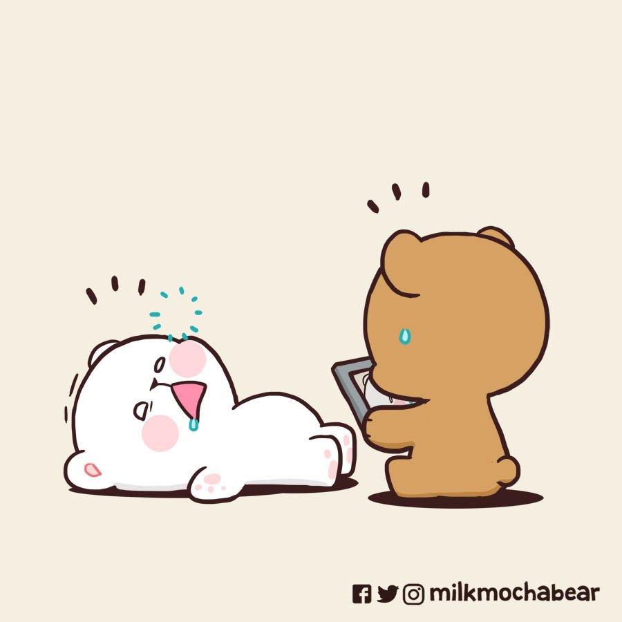 milkmochabear's tweet photo. Busted! 🙄
---
Do you love to take weird pic of your partner too? Feel free to mention your victim~! 😛❤

#milkmochabear
#milkandmocha https://t.co/9jRNcisL45