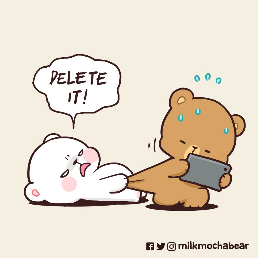 milkmochabear's tweet photo. Busted! 🙄
---
Do you love to take weird pic of your partner too? Feel free to mention your victim~! 😛❤

#milkmochabear
#milkandmocha https://t.co/9jRNcisL45