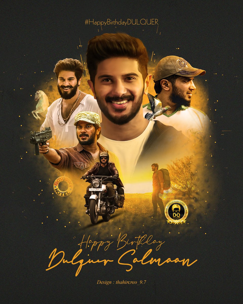 fahad_koya's tweet photo. A one-of-a-kind mix of incredible acting chops and smashing good looks, @dulQuer  is our #ManCrushEveryday! Here we raise him a sparkling birthday toast and an eventful year ahead.

#HappyBirthdayDULQUER

#Kurup 🔃 @dulQuer @dqfanspower https://t.co/wfkkt89csy