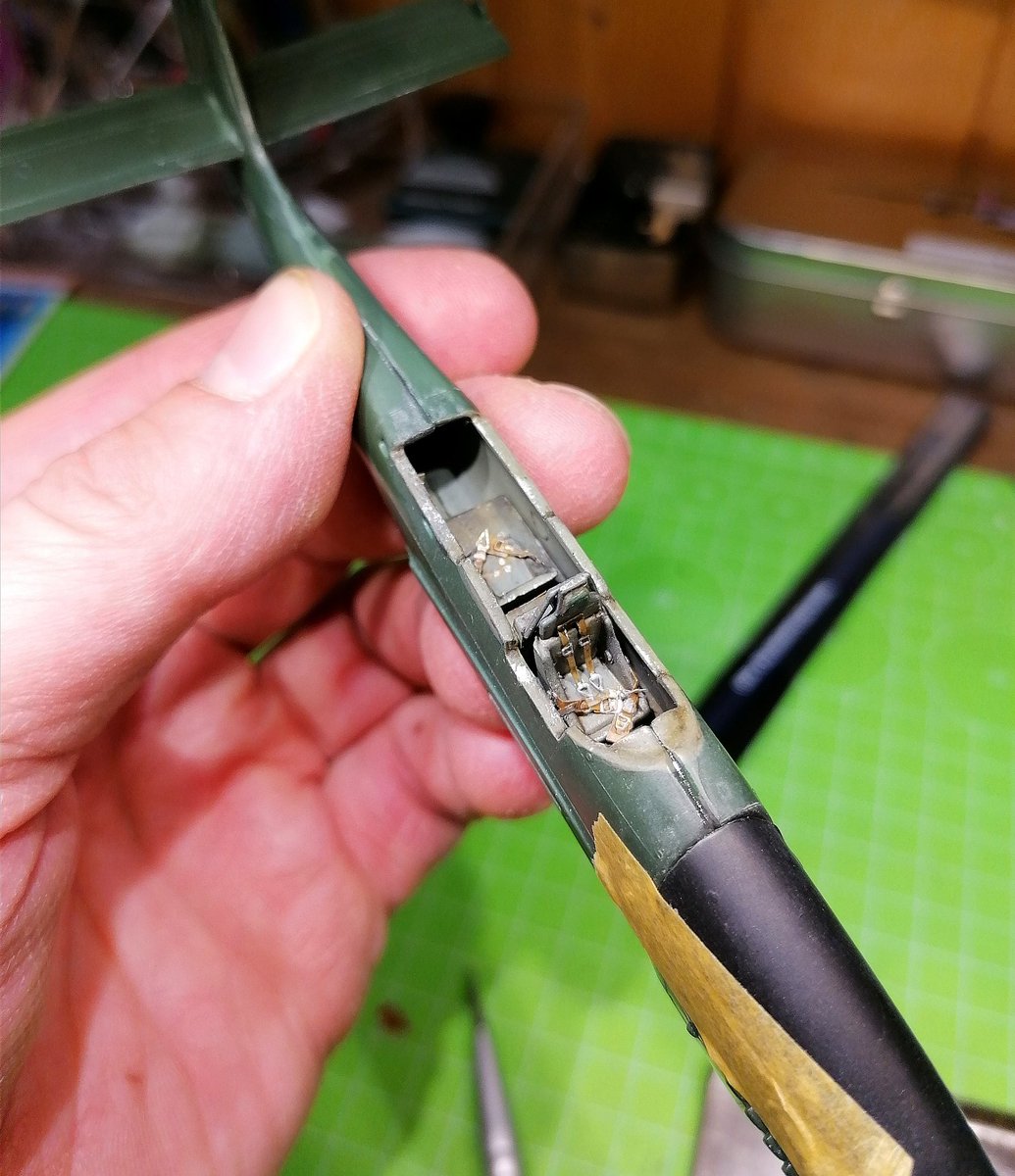 rustyscale_show's tweet photo. The PE parts order was a bit late, so i've already glued the fuselage together when they arrived. So i could only put the main parts like the seat belts for instance. Still upgrading a lot! ππ»π―
#stuka #ju87 #rustyscale https://t.co/3NMBoZh6X4