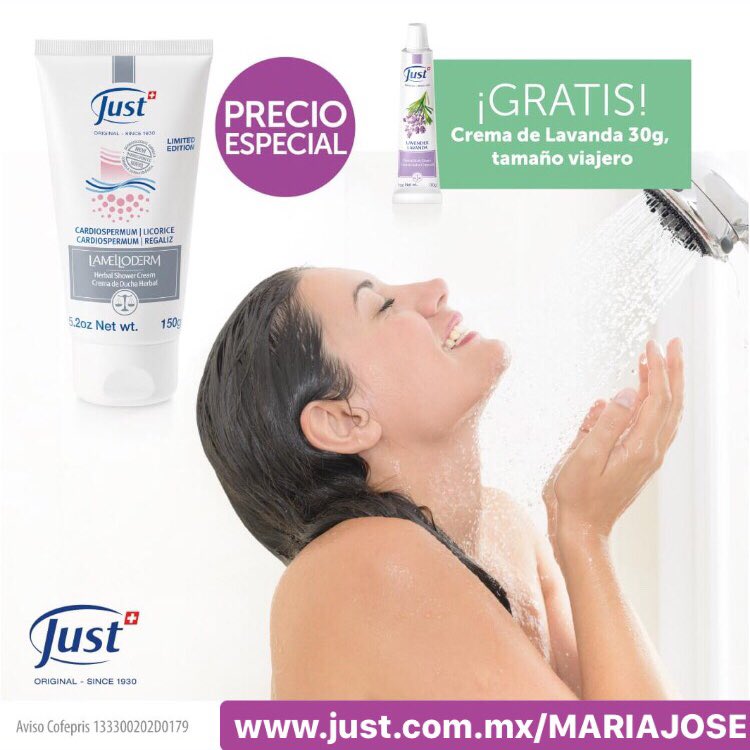 JustPromociones's tweet image. ¿Tienes tu #piel enrojecida, sensible o reseca? Usa crema de ducha #lamelloderm. Deja la piel limpia, humectada, reconfortada y sin sensación de tirantez.
just.com.mx/MARIAJOSE 
#swissjust #just #swissjustmexico
#pielenrojecida #pielsensible #pielreseca #cuidadodelapiel