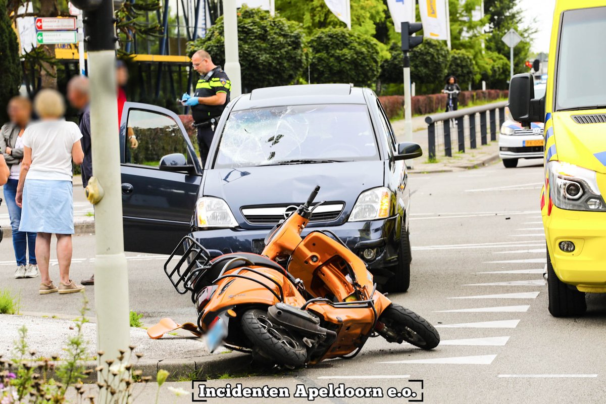 Melding aanrijding Edisonlaan Apeldoorn