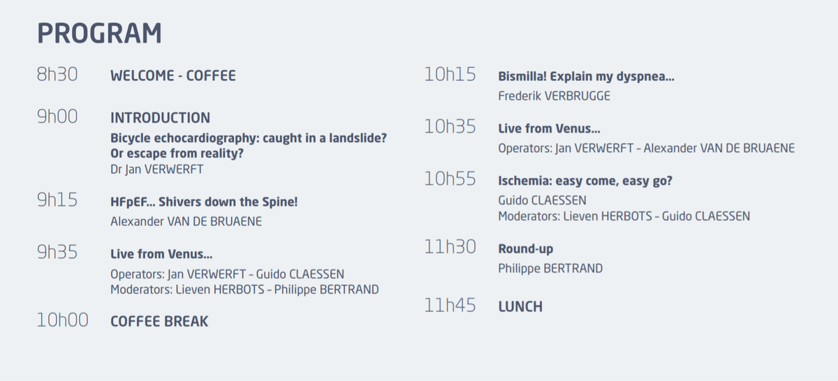 HartcentrumH's tweet photo. @VerwerftJan is organising a bicycle echocardiography symposium on 17 october with great speakers &amp; live cases. Participation on site @JessaZiekenhuis or online through a live webinar! Registrations will open up shortly. Stay tuned!

Info:https://t.co/M960OCrR1X

#exercisetesting https://t.co/AACm9H2Wok