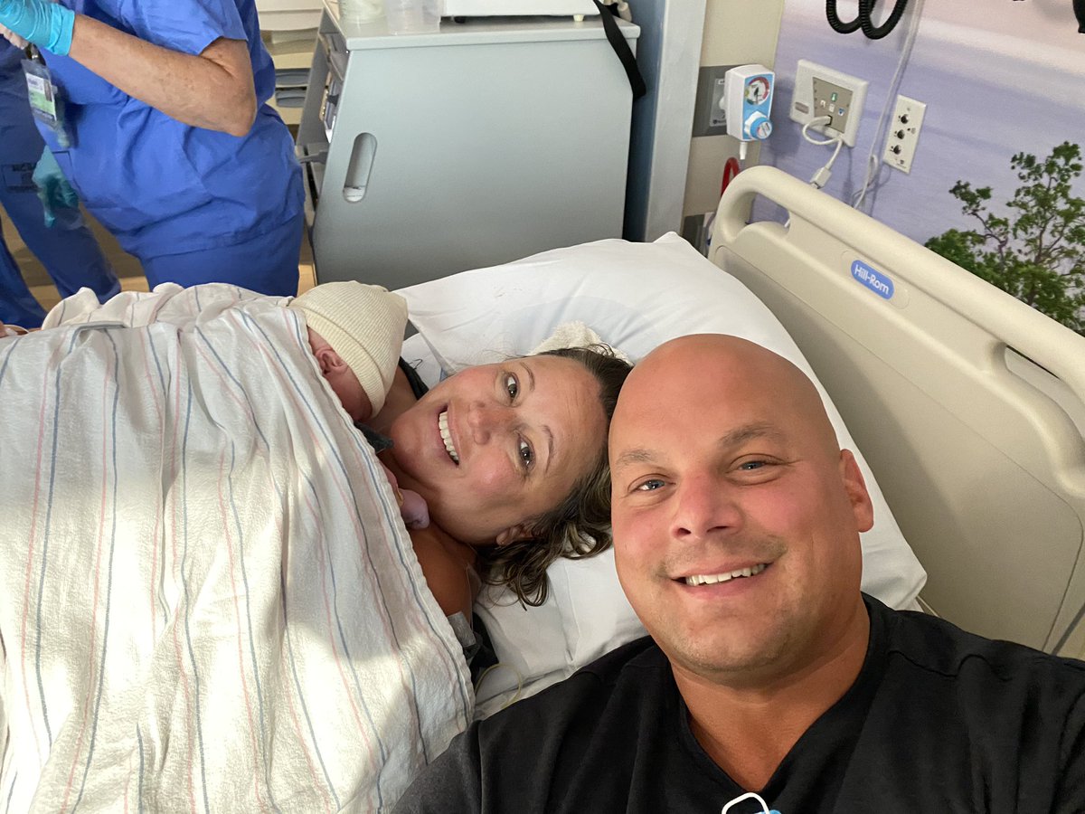 Extremely blessed to become a father to Mackenzie Joyce Cron born 7/26, 8lbs, 19.5 in