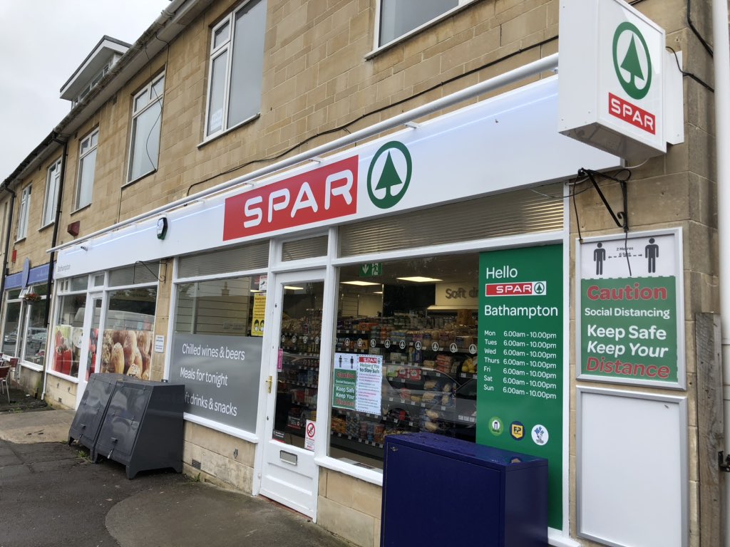 CoolSolKirby's tweet photo. Fantastic to revisit @SPARSW Bathampton today and see the store fully stock and trading well (opened on 24th July). 
We wish the retailers all the very best for the future 
#Spar #Shopfitting #Shopfit #Refrigeration #Retail #StoreDevelopment https://t.co/j1GlFxyWTh