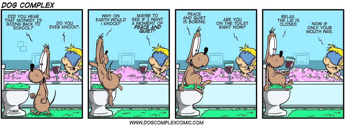 dogcomplexcomic's tweet image. We've all got that one pet who doesn't understand boundaries...